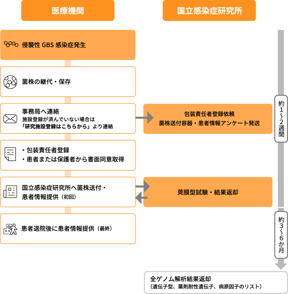 各機関の研究工程図